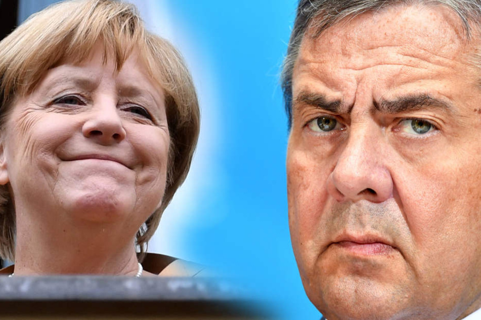 Gabriel (57, SPD) spricht sich gegen eine Neuauflage der Großen Koalition mit Kanzlerin Merkel aus.