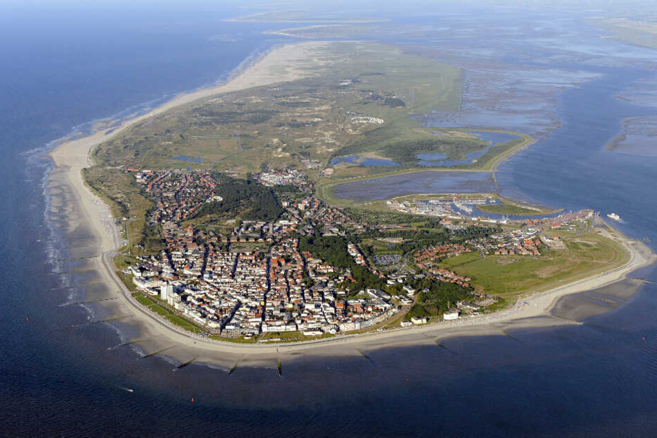 Die Insel Norderney von oben