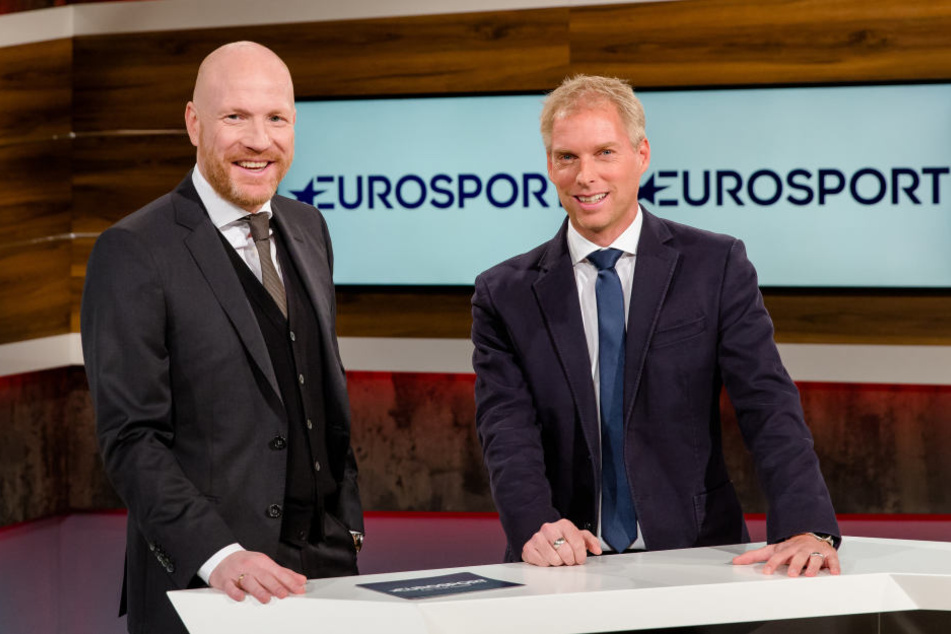 Ausgewählte Partien der Bundesligasaison 2017/2018 werden mit Experte Matthias Sammer (li.) auf Eurosport 2 laufen.