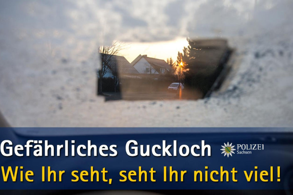 So will die Polizei die Eis-Kratz-Muffel auf Facebook erreichen.