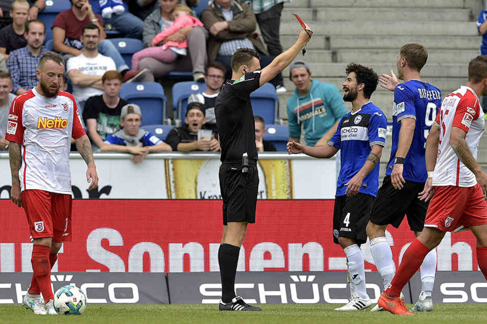 Der DSC musste sechs Minuten plus Nachspielzeit in Unterzahl weiterspielen.