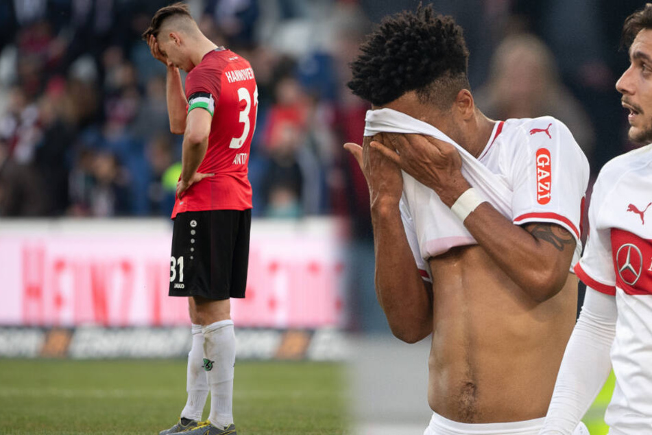 Hannover 96 und den VfB Stuttgart verbindet vor allem in den vergangenen Jahren dasselbe schwere Schicksal. (Bildmontage)