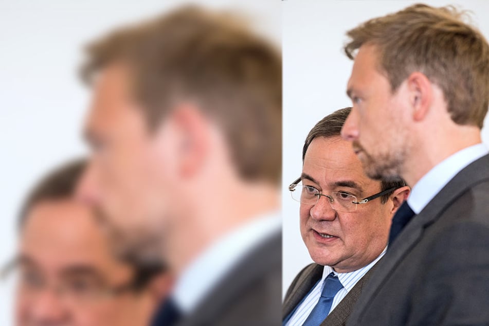 Der Landesvorsitzende der NRW-CDU, Armin Laschet (l.), und der FDP-Vorsitzende Christian Lindner.