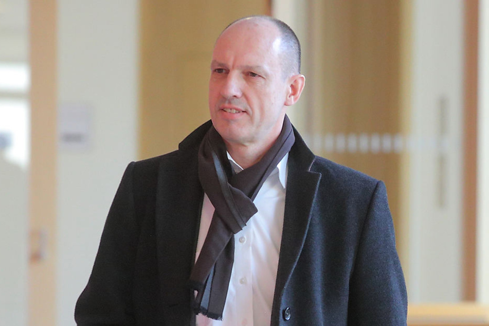 Jörg Michaelis (56) gestern am Dresdner Amtsgericht.
