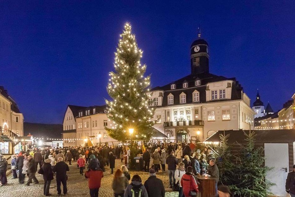 Nur für zehn Tage geöffnet: Der Schwarzenberger Weihnachtsmarkt.