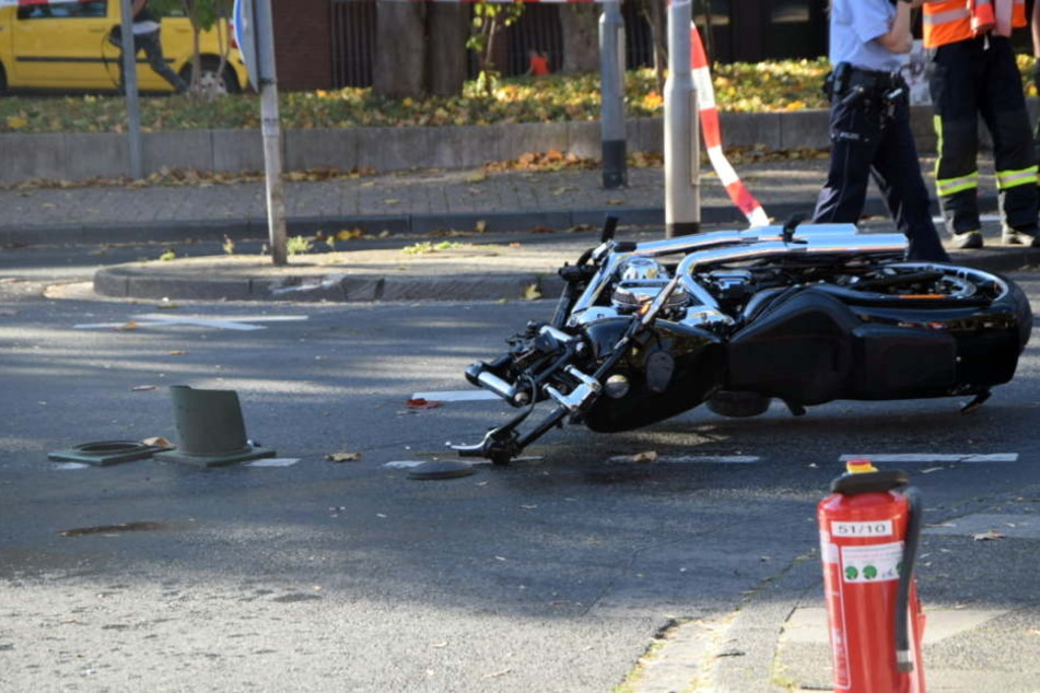 Auf diesem Motorrad verunglückte der Biker.