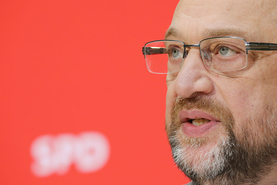 SPD-Chef Martin Schulz gibt in der Parteizentrale in Berlin ein Statement zu den gescheiterten Sondierungsgesprächen der Jamaika-Koalition ab.