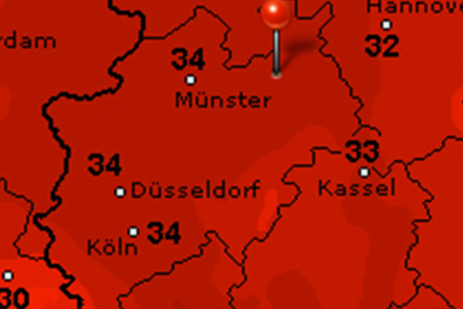 Es wird richtig warm in OWL! Vor allem am Mittwoch erwarten uns Temperaturen von bis zu 34 Grad.
