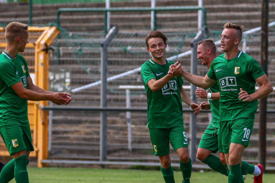 Gegen Dorfverein Blau-Weiß Zorbau gewann die BSG Chemie Leipzig am Samstag 2:1. (Archivbild)