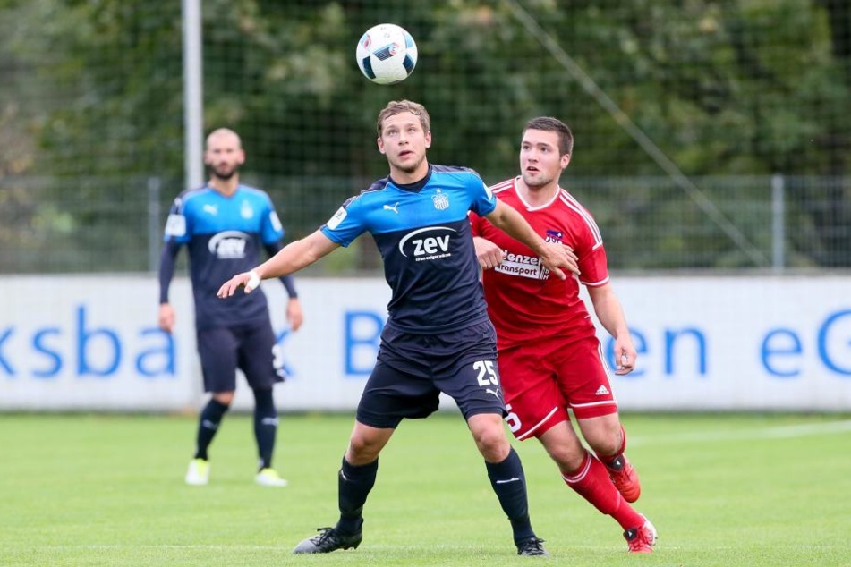 Zwickaus Robert Koch schoss das 0:2.