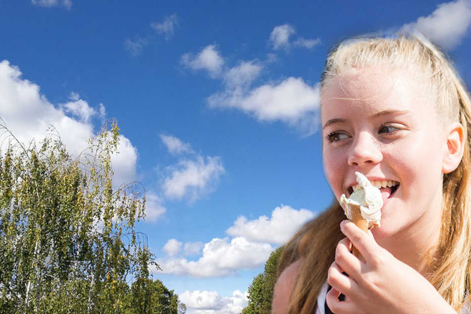Die Temperaturen steigen in den nächsten Tagen noch mal ordentlich an. Hoffentlich haben dann die Eisdielen noch geöffnet.