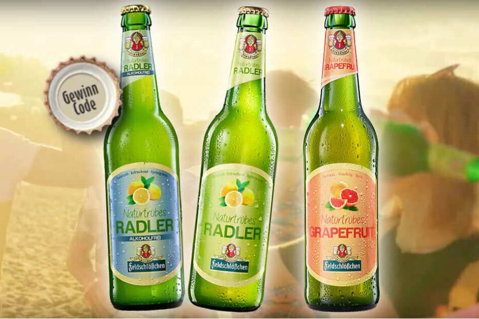 Hier findet Ihr die Gewinn-Codes: Feldschlößchen Radler, Radler alkoholfrei und Grapefruit (0,5l Flaschen)