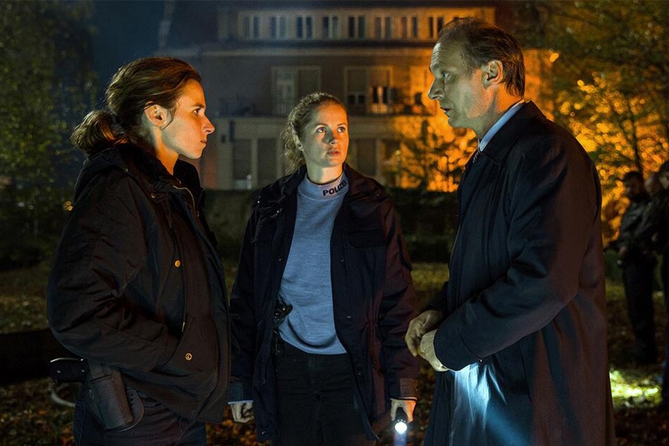 Das neue "Tatort"-Team aus Dresden (v. l.): Karin Hanczewski (37), Cornelia Gröschel (31) und Martin Brambach (51).