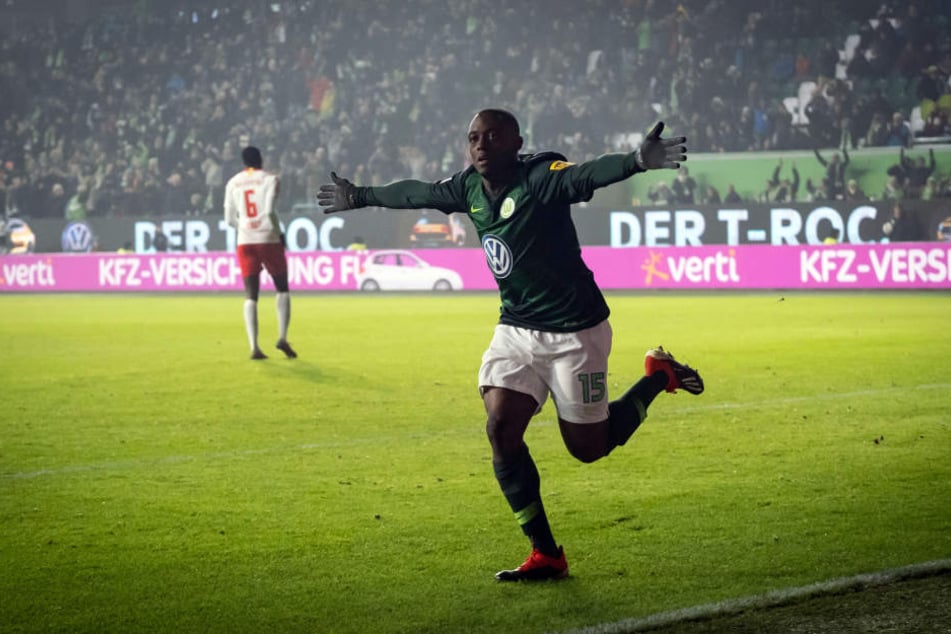 Jerome Roussillon erzielte in der 50. Minute das 1:0 für Wolfsburg - sein erstes Tor im VfL-Trikot.