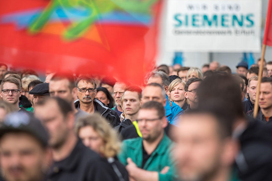 Rund 300 Menschen kamen zum Neujahrsempfang der Siemens-Kompressorenwerke.