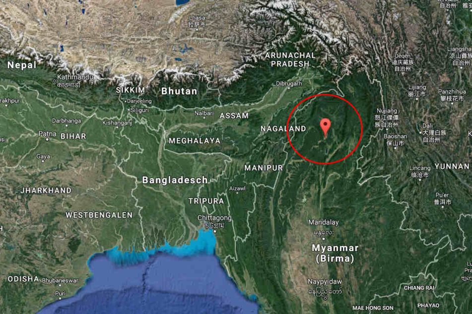 Im Norden Myanmars ist ein mysteriöses Metallteil vom Himmel gefallen.