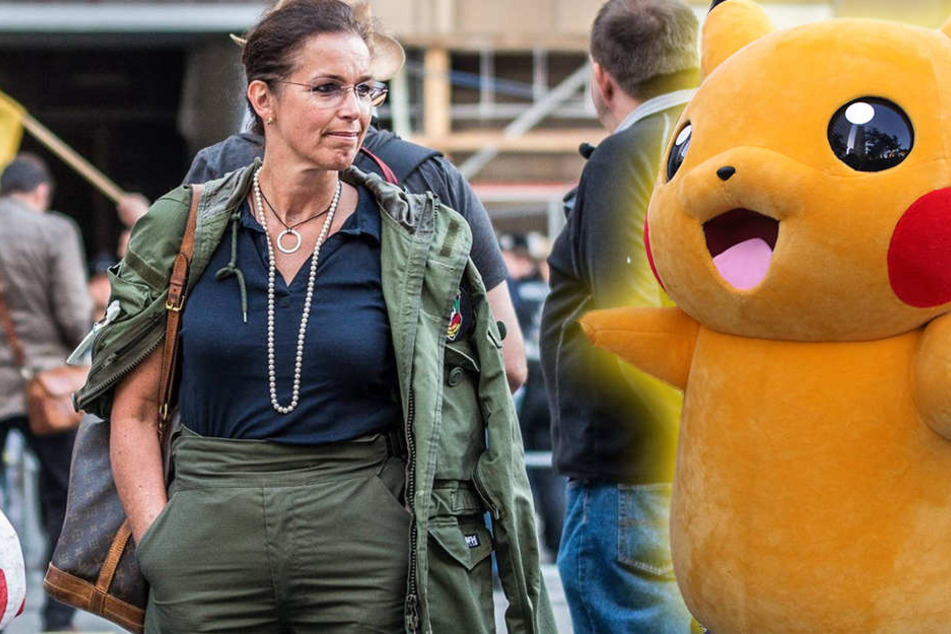 Festerling (52) erkennt die "Waffe" im Pokemon Go-Spiel.