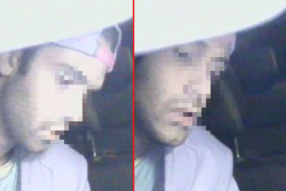 Beide Aufnahmen zeigen den Tatverdächtigen, der mehrere Taxifahrer in Bremen überfallen haben soll.