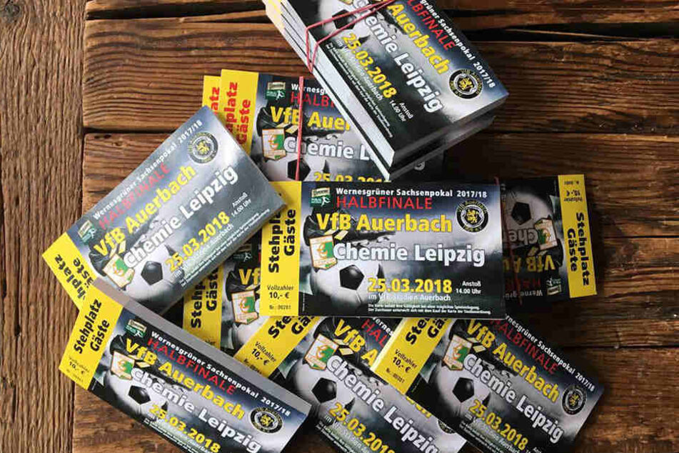 Die erste Fuhre der Tickets für das Pokalhalbfinale war ratzfatz vergriffen.