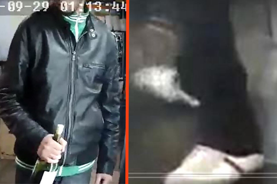 Oberbekleidung und Schuhe eines der gesuchten Männer.