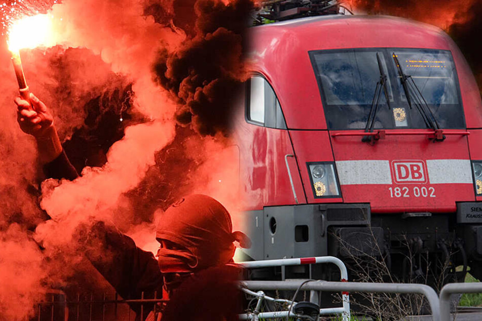 Die Bundespolizei vermutet, dass der Brand der technischen Anlage in Zusammenhang mit dem Sachsen-Anhalt-Derby steht. (Symbolbild)