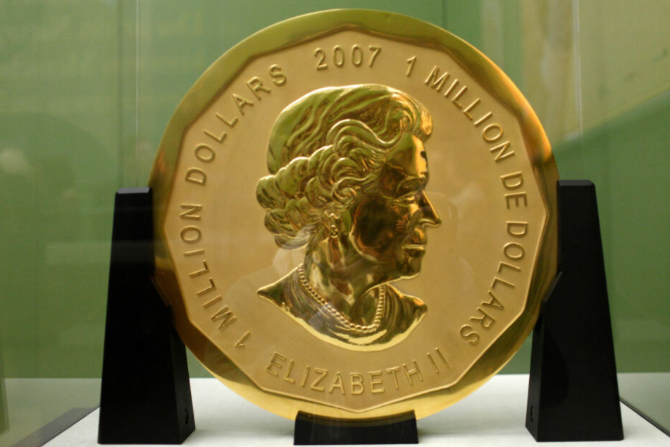 Die 100 Kilogramm schwere Goldmünze "Big Maple Leaf".