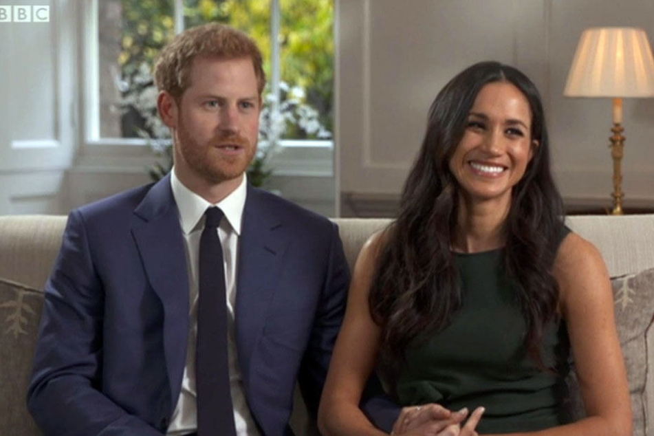 Prinz Harry und Meghan Markle bei ihrem Verlobungs-Interview.