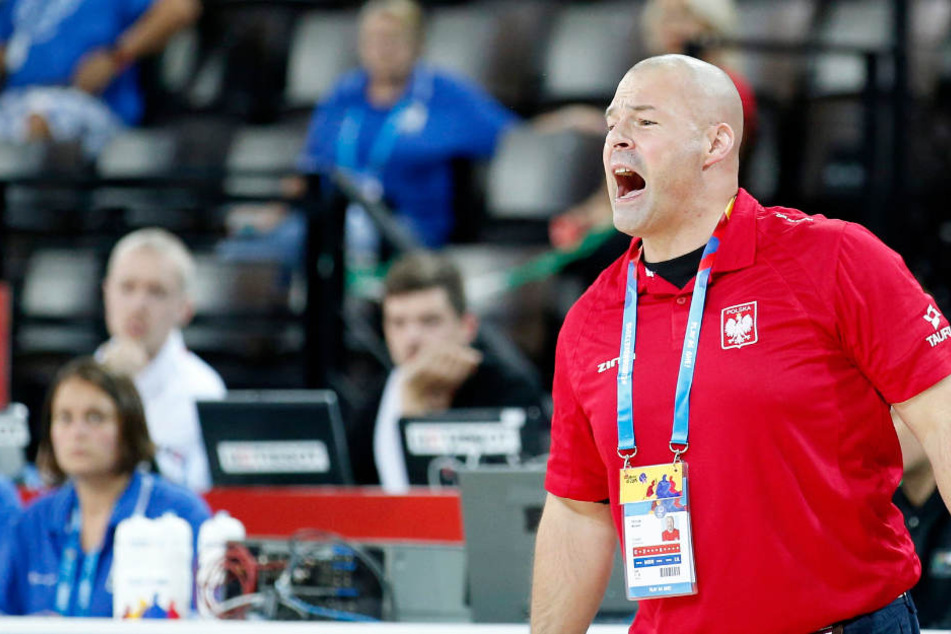 Towers Trainer Mike Taylor (hier noch im Dress der polnischen Nationalmannschaft) war mit dem Auftritt seiner Mannen in Hälfte eins nicht zufrieden.