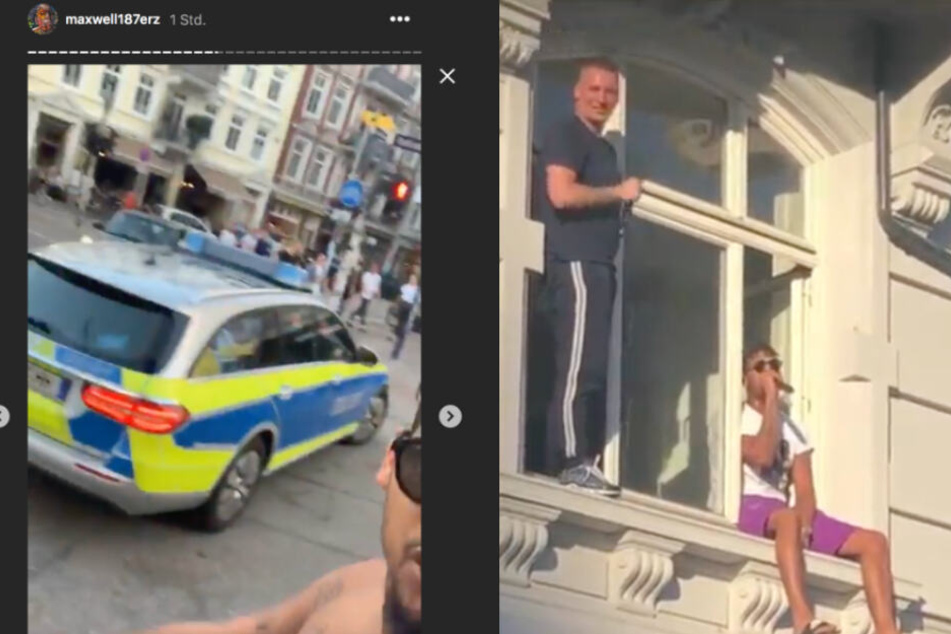 Rapper Maxwell dokumentierte bei Instagram, wie das Konzert abgebrochen wurde.