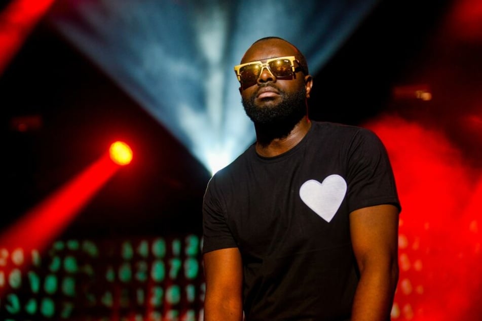 Maitre Gims bei einem Konzert in Belgien.