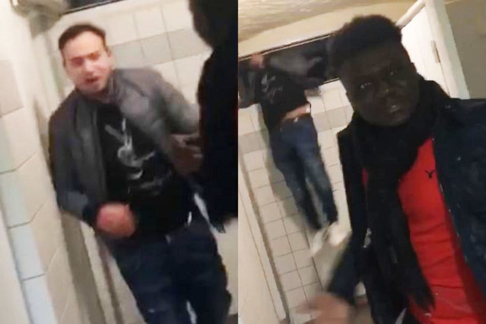 Diese Bilder von zwei Tatverdächtigen veröffentlichte die Polizei. Wer die Männer kennt, soll sich bei den Beamten melden.