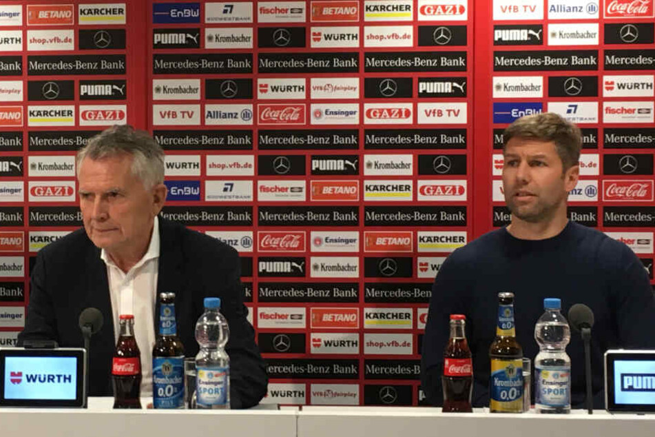VfB-Präsident Wolfgang Dietrich stellte am Dienstag seinen neuen Sportvorstand Thomas Hitzlsperger vor.