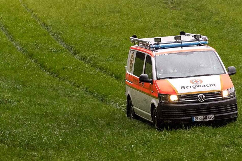 Die Bergwacht war mit ihrem neuen Fahrzeug "Herbert 1" im Einsatz.