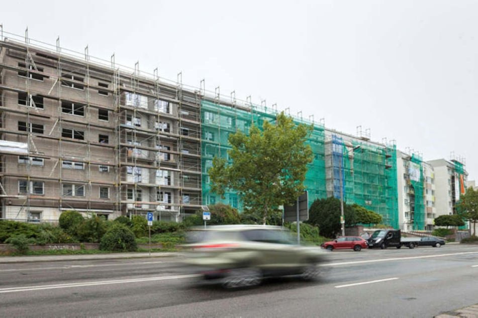 Gerüste, Baulärm in allen Stadtteilen: Investoren haben Chemnitz für sich entdeckt.