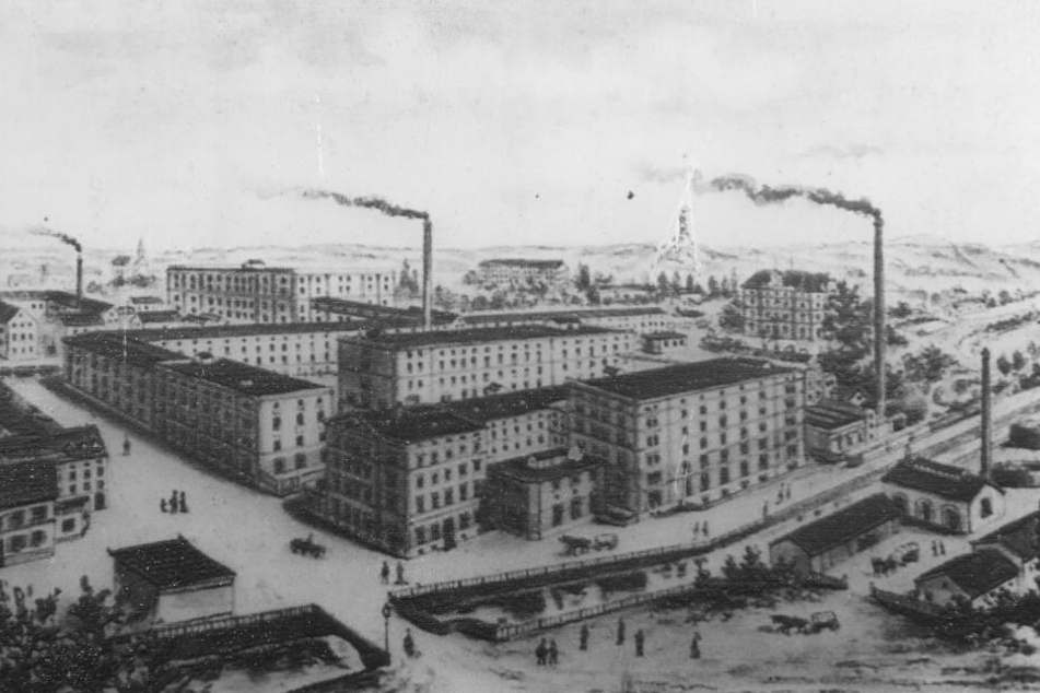 So sah die Bienertmühle 1894 aus.