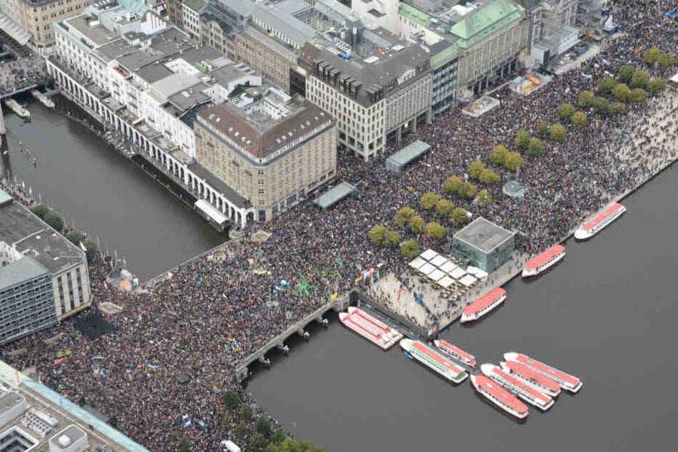 Zehntausende demonstrierten im September bei Fridays for Future in Hamburg für mehr Klimaschutz.