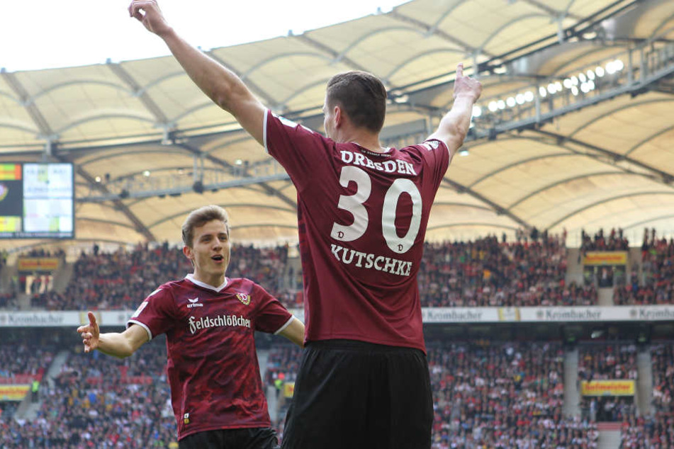 Stefan Kutschke besorgte in der ersten Hälfte einen lupenreinen Hattrick.