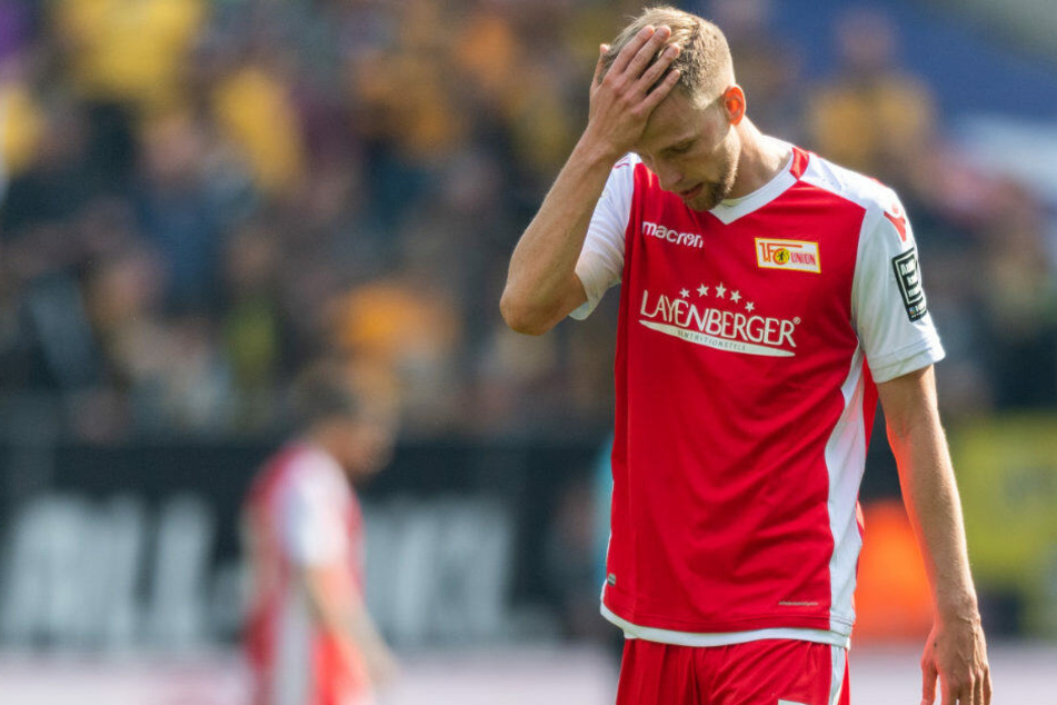 Marvin Friedrich ist mit dem Ergebnis gegen Dynamo Dresden nicht zufrieden.