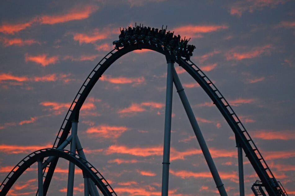 Die Achterbahn im Europa-Park.