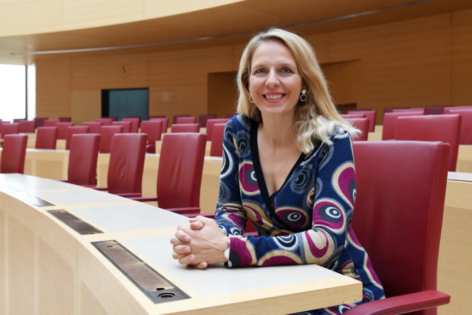 Julika Sandt (47) ist die einzige Frau der FDP-Fraktion im bayerischen Landtag.