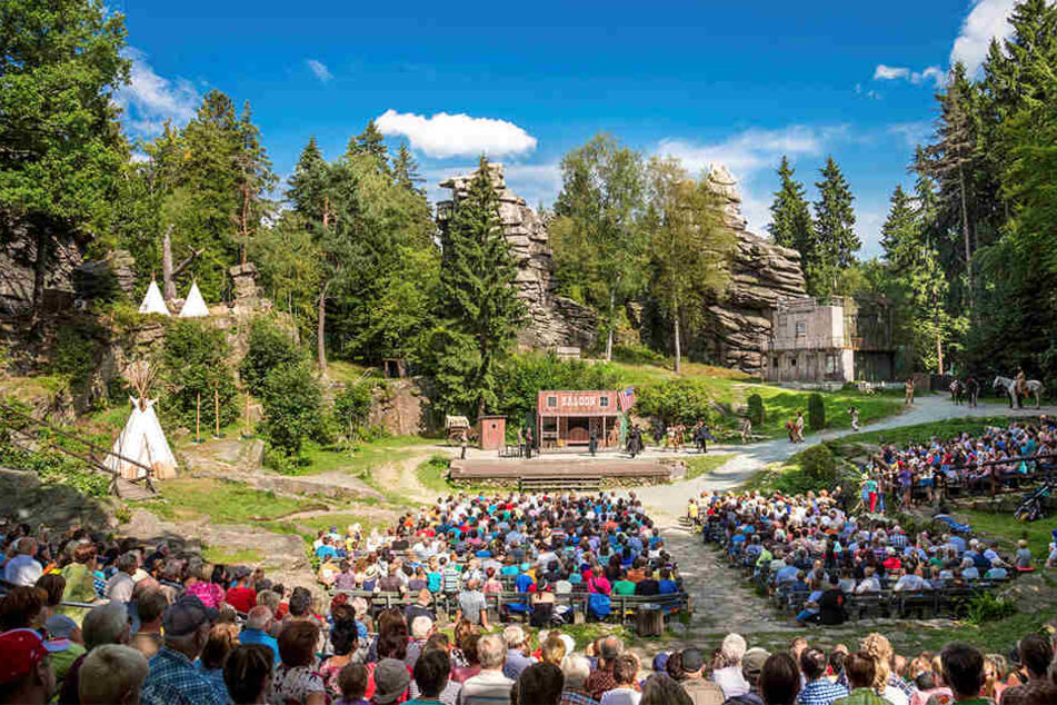 Sonne satt und wenig Regen: Darauf hoffen die Veranstalter im Naturtheater Greifensteine.