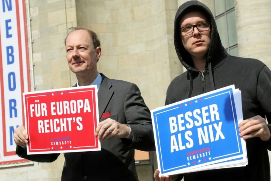 Martin Sonneborn (li) und Nico Semsrott (re).