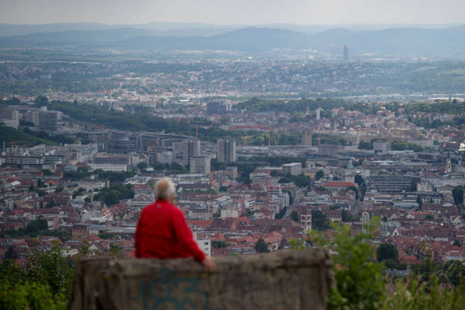Blick über Stuttgart: Die Stadt muss sich nur München und Ingolstadt geschlagen geben.