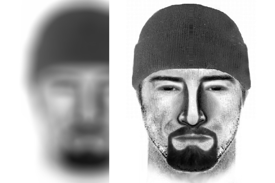 Mit diesem Phantombild sucht die Polizei jetzt nach dem Täter.