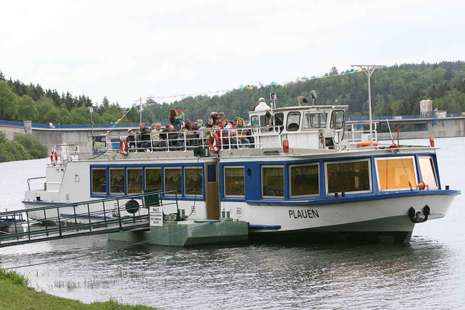 Das Ausflugsschiff "Plauen" fährt schon seit mehr als 30 Jahren auf der Talsperre Pöhl. (Archivbild)