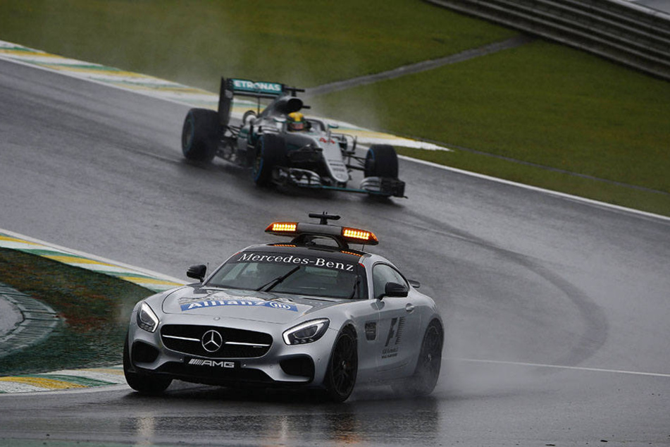 Das Rennen in São Paulo wurde insgesamt fünf Mal vom Safety-Car angeführt.