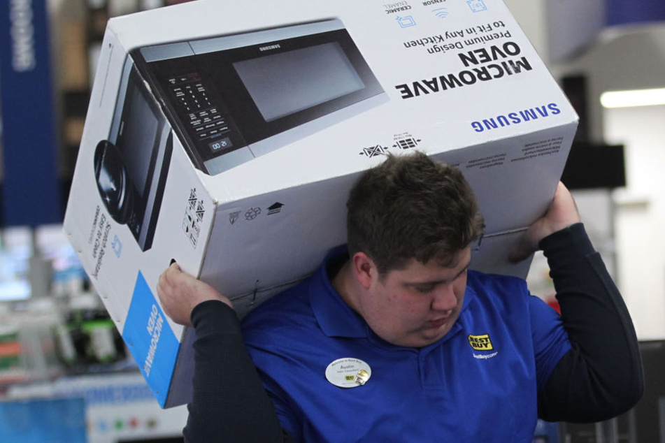 Der "Black Friday" folgt in den USA traditionell auf Thanksgiving (Archivbild).