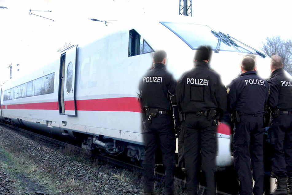 Die Bundespolizei musste gegen fünf Männer vorgehen, die einen Zugreisen nötigten.