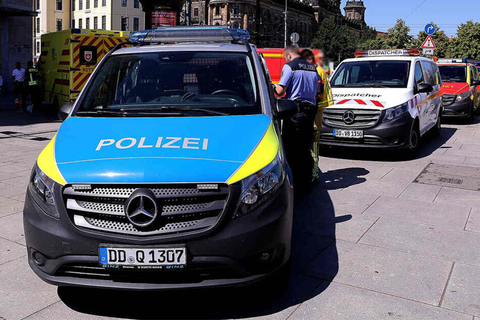 Polizei und Krankenwagen waren vor Ort.