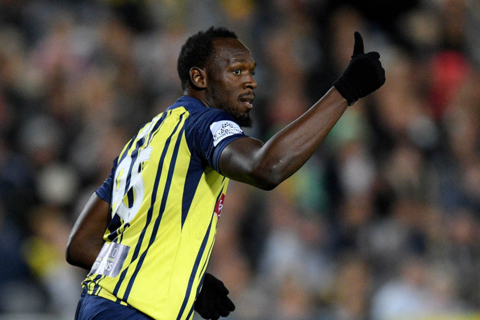 Usain Bolt will unbedingt Fußballprofi werden.